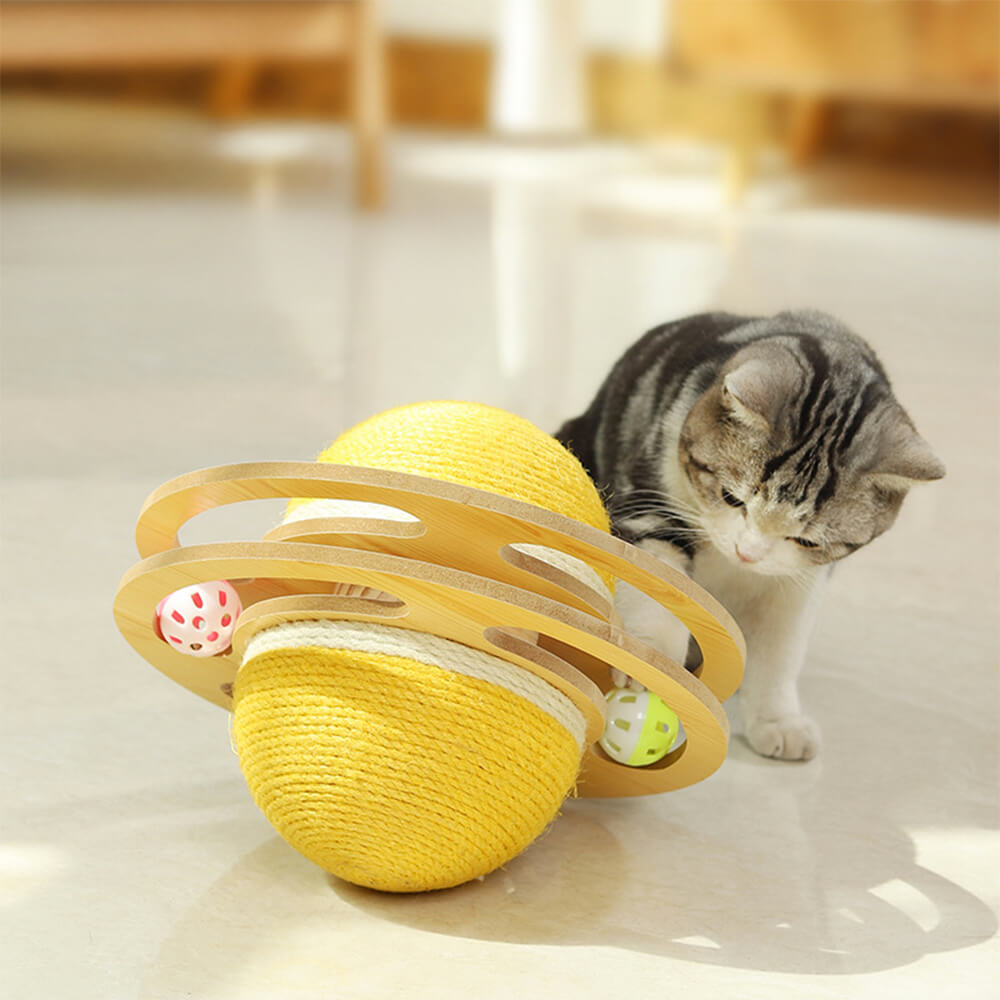 Giocattolo gatto interattivo a graffio di sisal