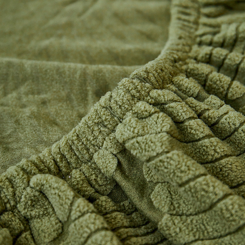 Coperchio di divano a gallone antidrotellino impermeabile a foglia moderna jacquard