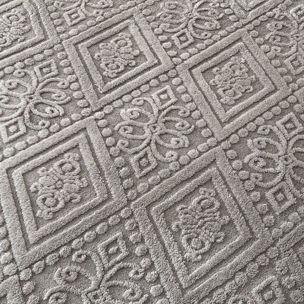 Housse de matelas drap-housse en velours de lait chaud gaufré de style baroque