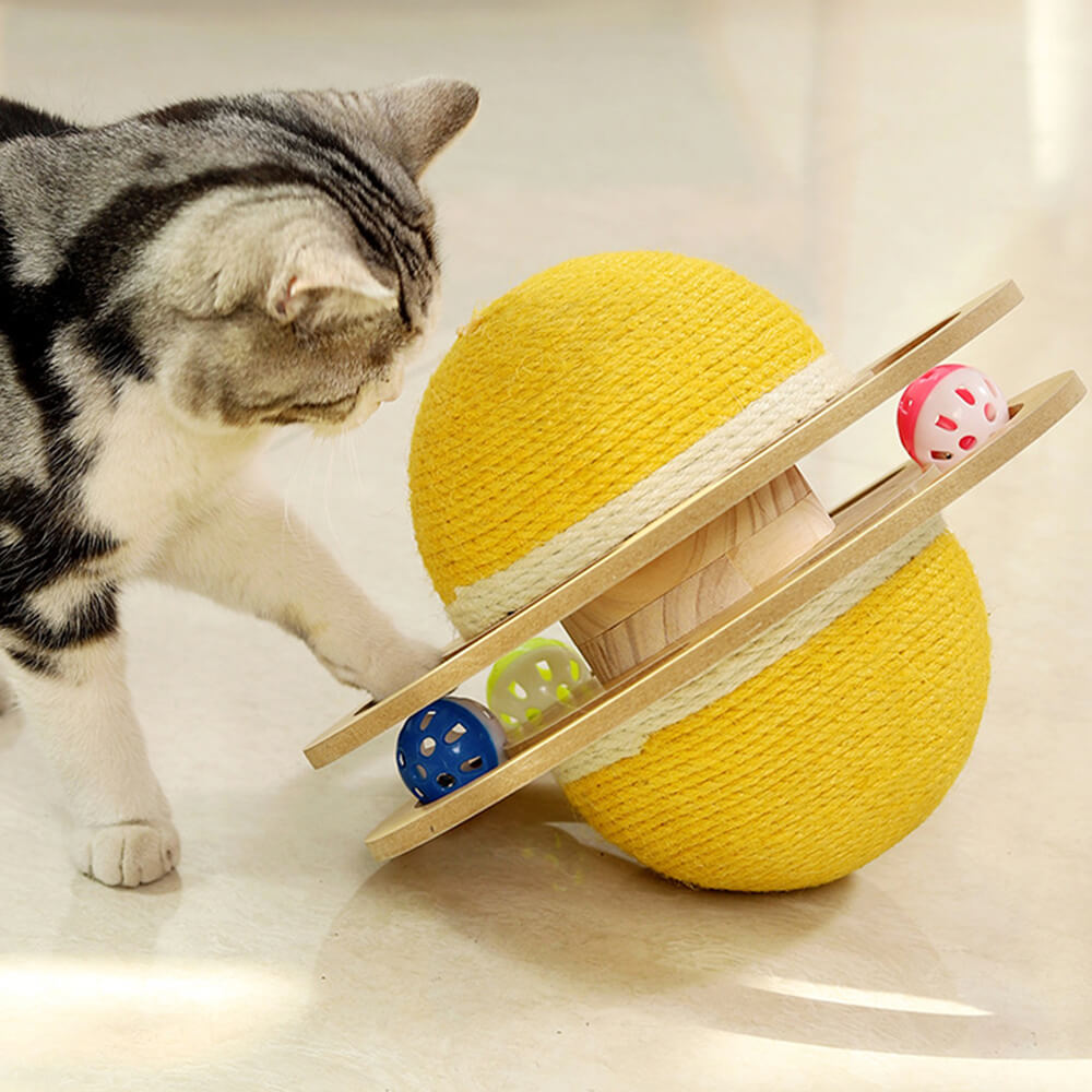 Giocattolo gatto interattivo a graffio di sisal