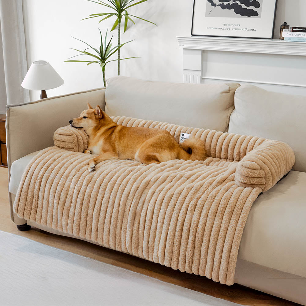 Coperchio di divano del tappetino per cani coperta di divano divano soffice