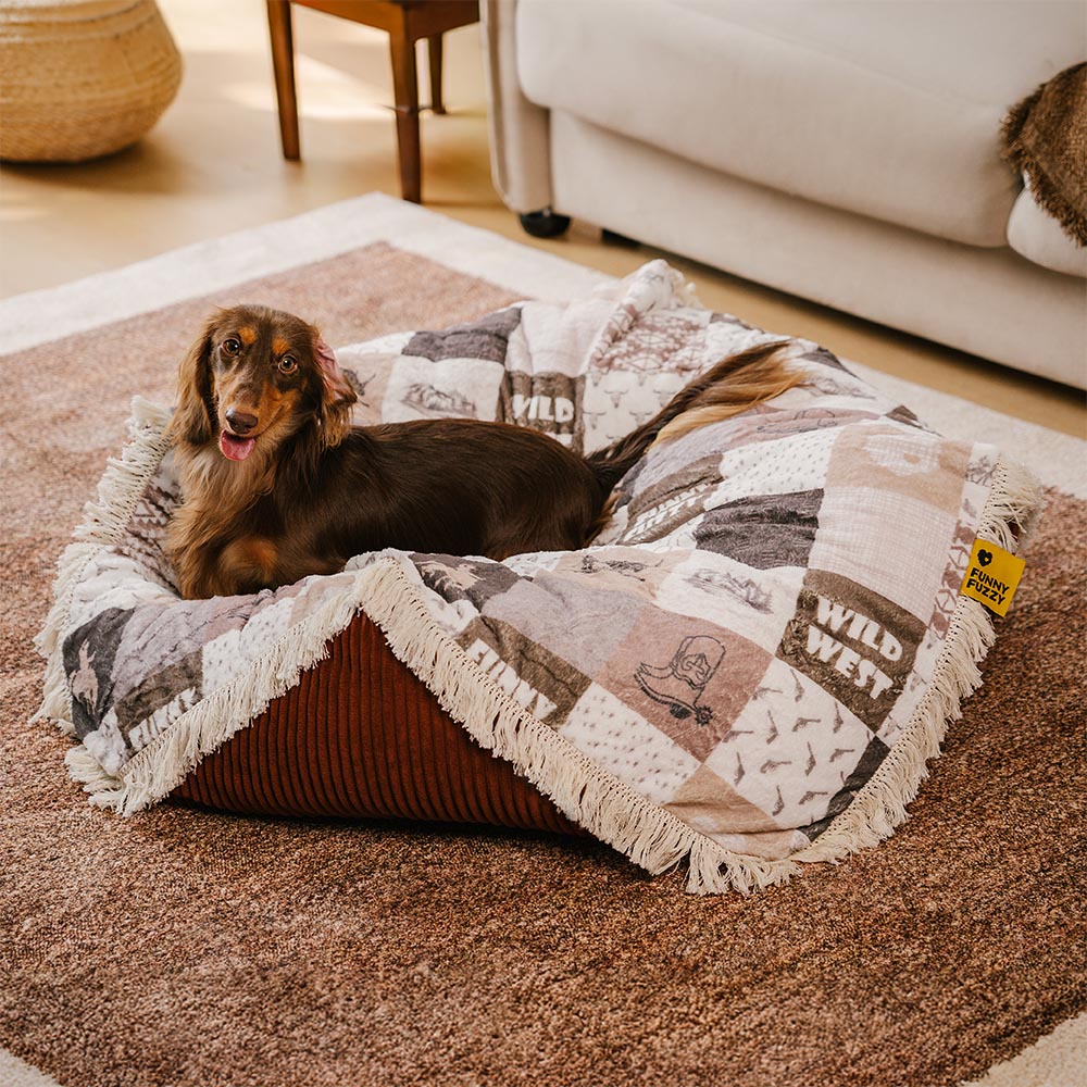 Baschetto antigracciale boho antiscivolo lavabile Balching Dog Bed - Hunter Night