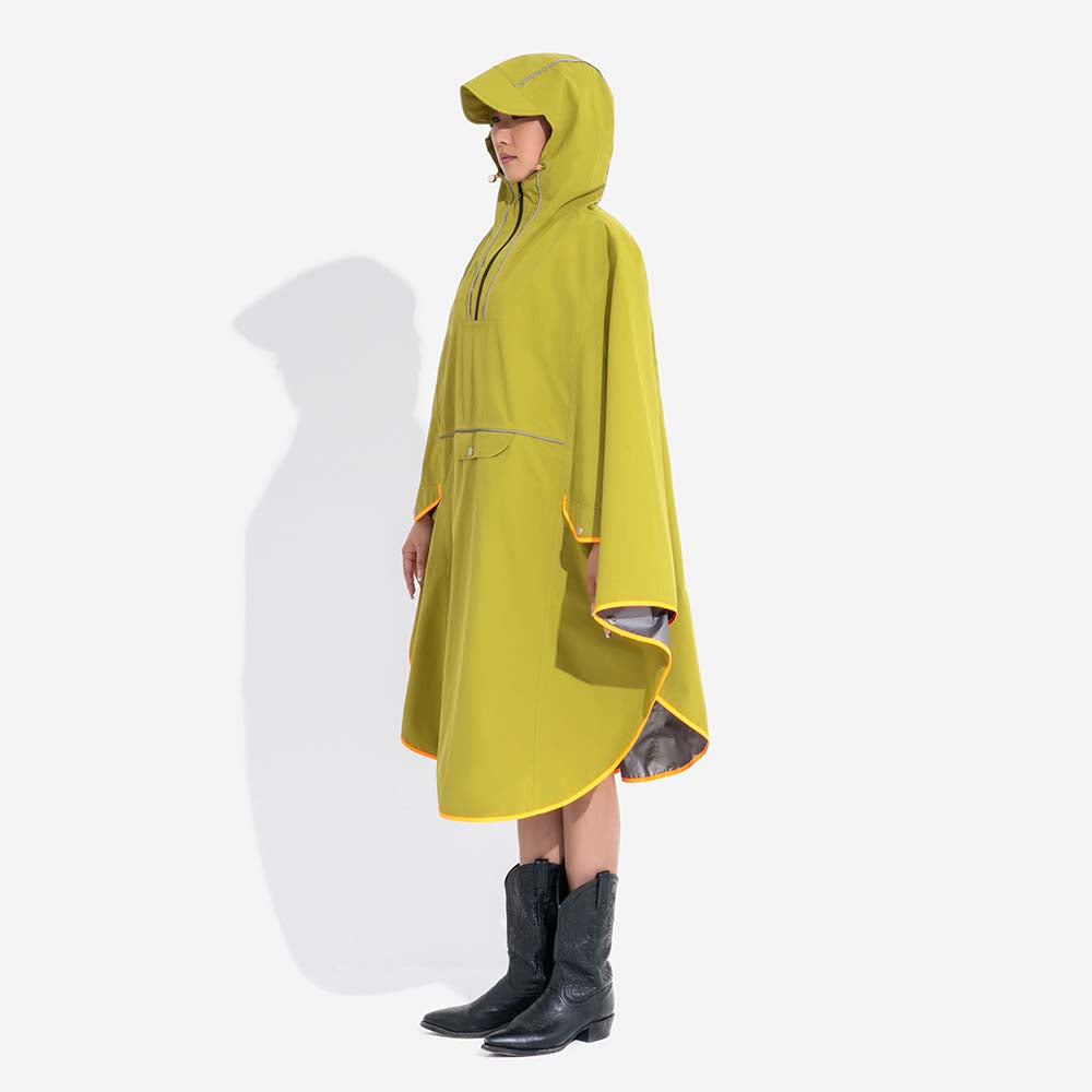 Imperméable réfléchissant réglable avec poche pour chien, imperméable assorti pour rester au sec