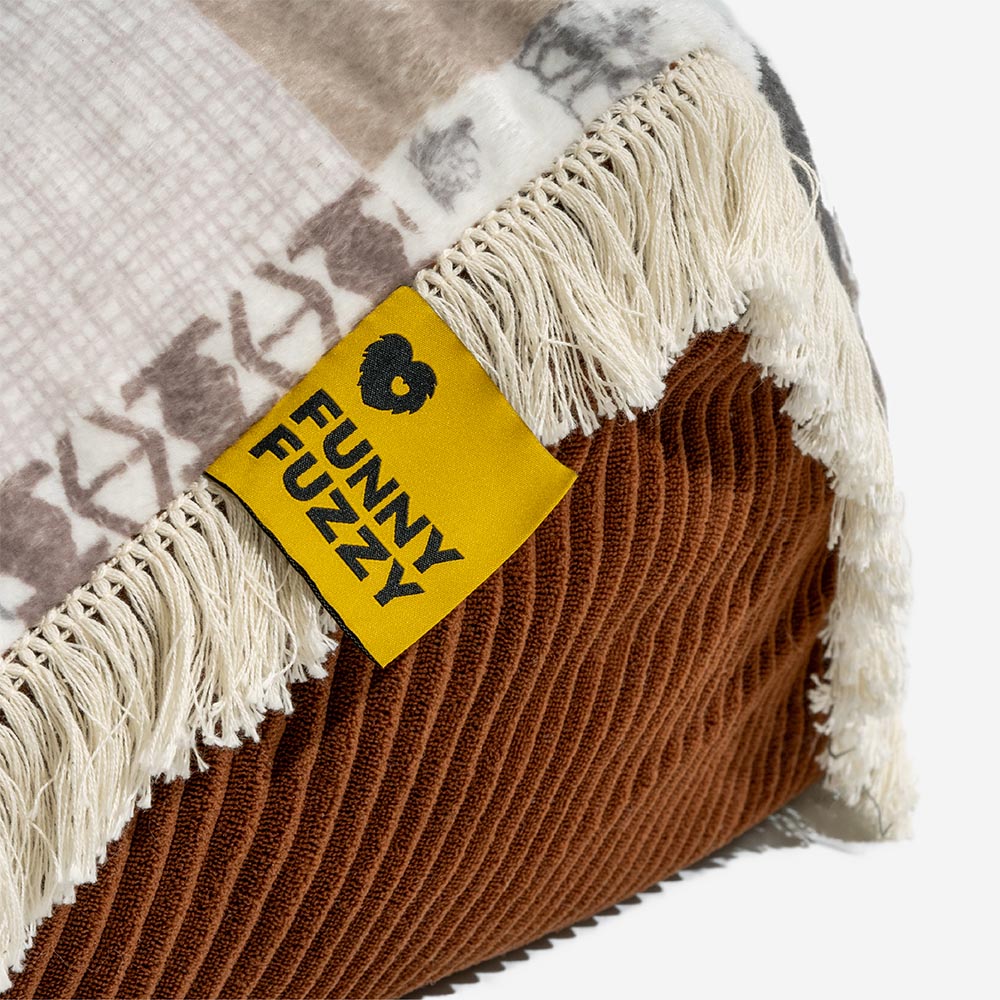 Baschetto antigracciale boho antiscivolo lavabile Balching Dog Bed - Hunter Night