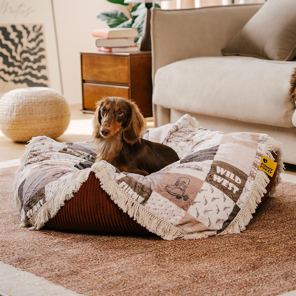 Baschetto antigracciale boho antiscivolo lavabile Balching Dog Bed - Hunter Night