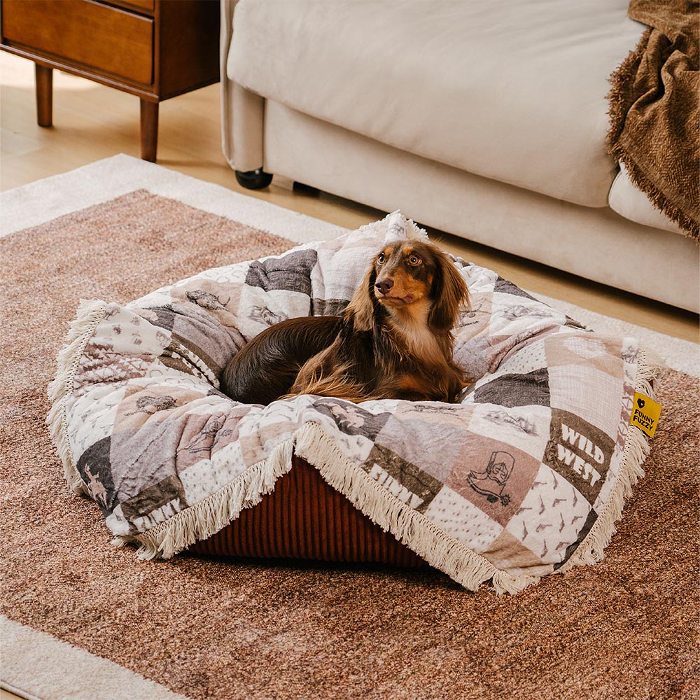 Baschetto antigracciale boho antiscivolo lavabile Balching Dog Bed - Hunter Night