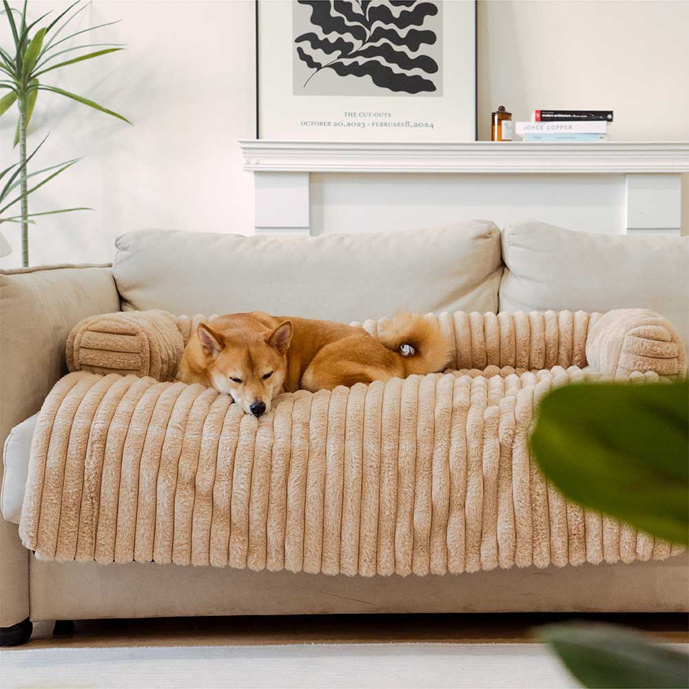 Coperchio di divano del tappetino per cani coperta di divano divano soffice