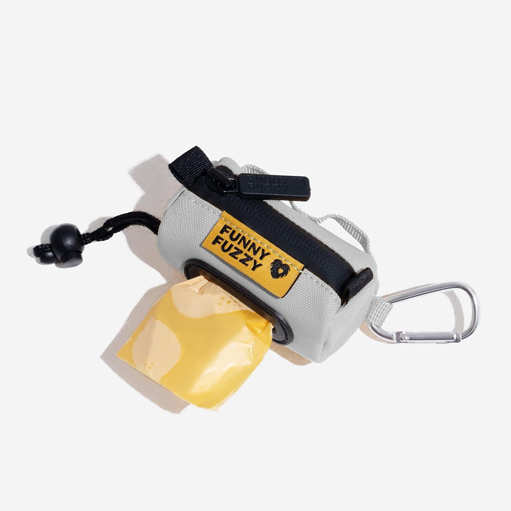 FunnyFuzzy Waterproof Guinzaio Attaccante Dispenser per borse per cacca - Flexi Walker