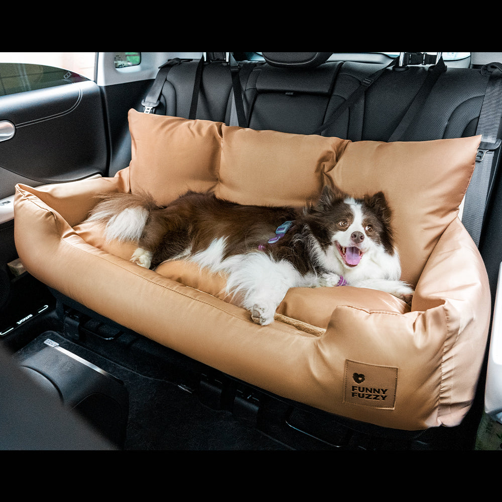 Sicurezza del cestino da viaggio impermeabile medio grande per cani letto posteriore letto posteriore