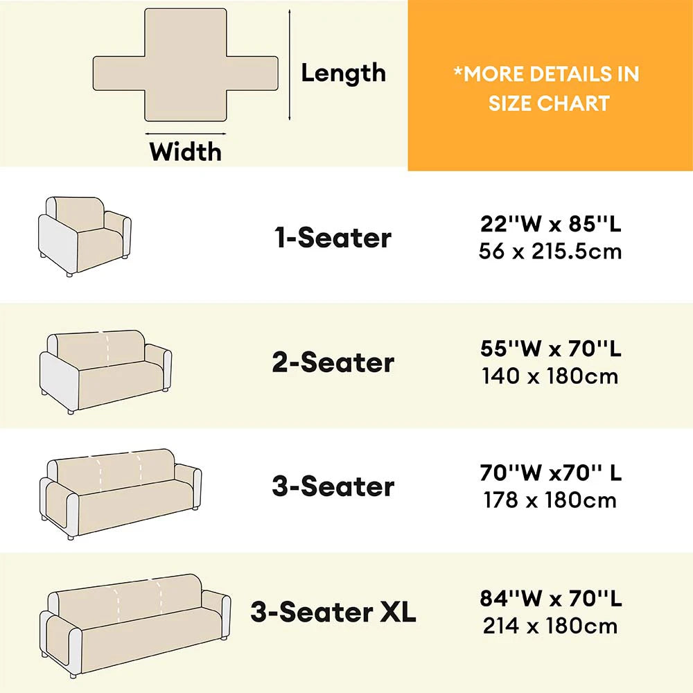 Wasserdichter, flauschig weicher Möbelschutz für Sofas – EverDry