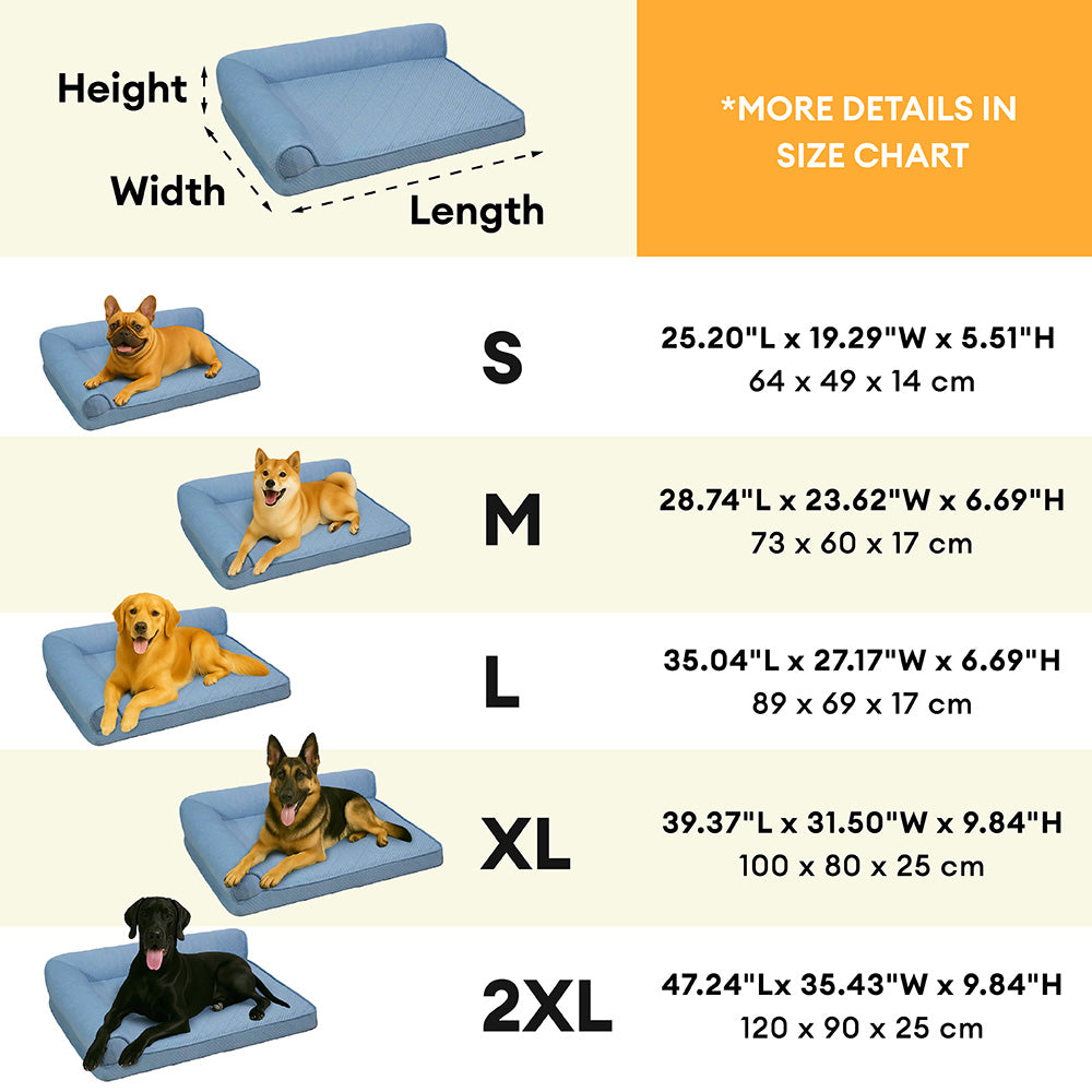 Grande raffreddamento che traspirante non slip ortopedico letto per cani