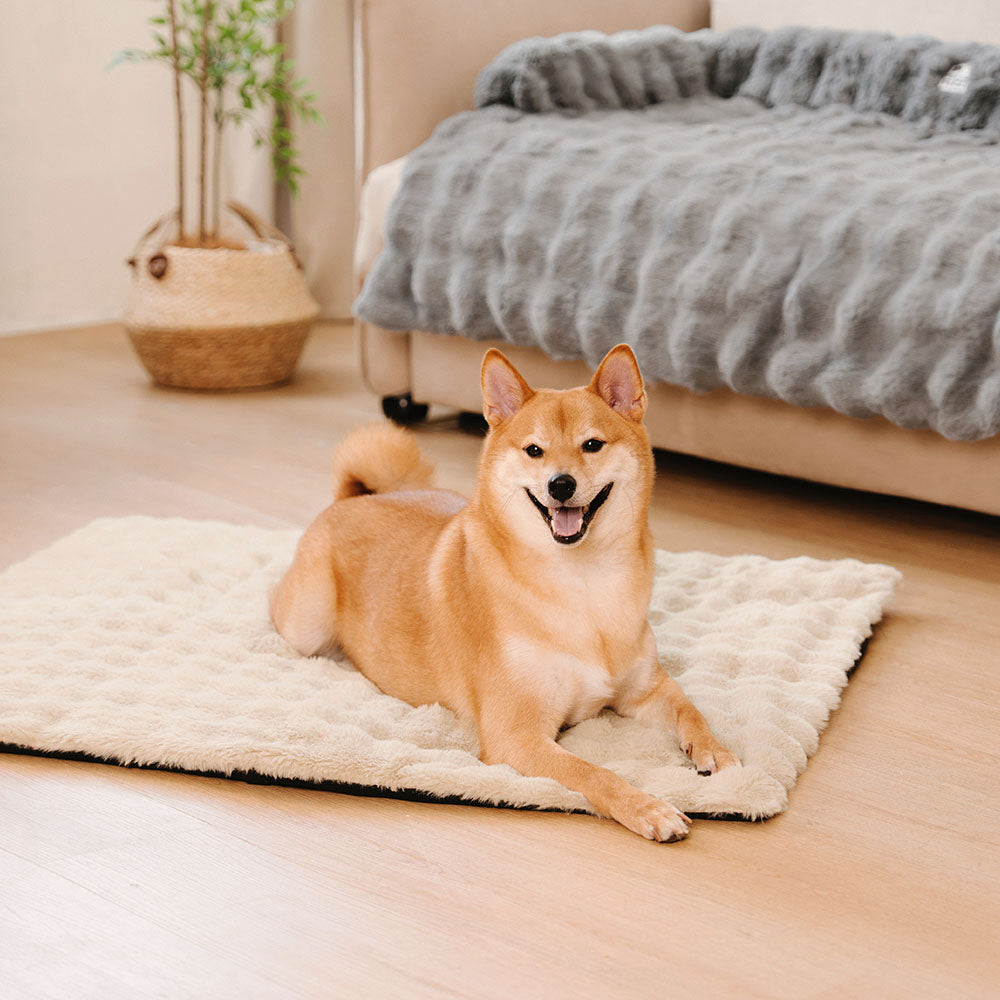 Cozy Plush Warm Washable and Portable Pet Mat - ThermoPad