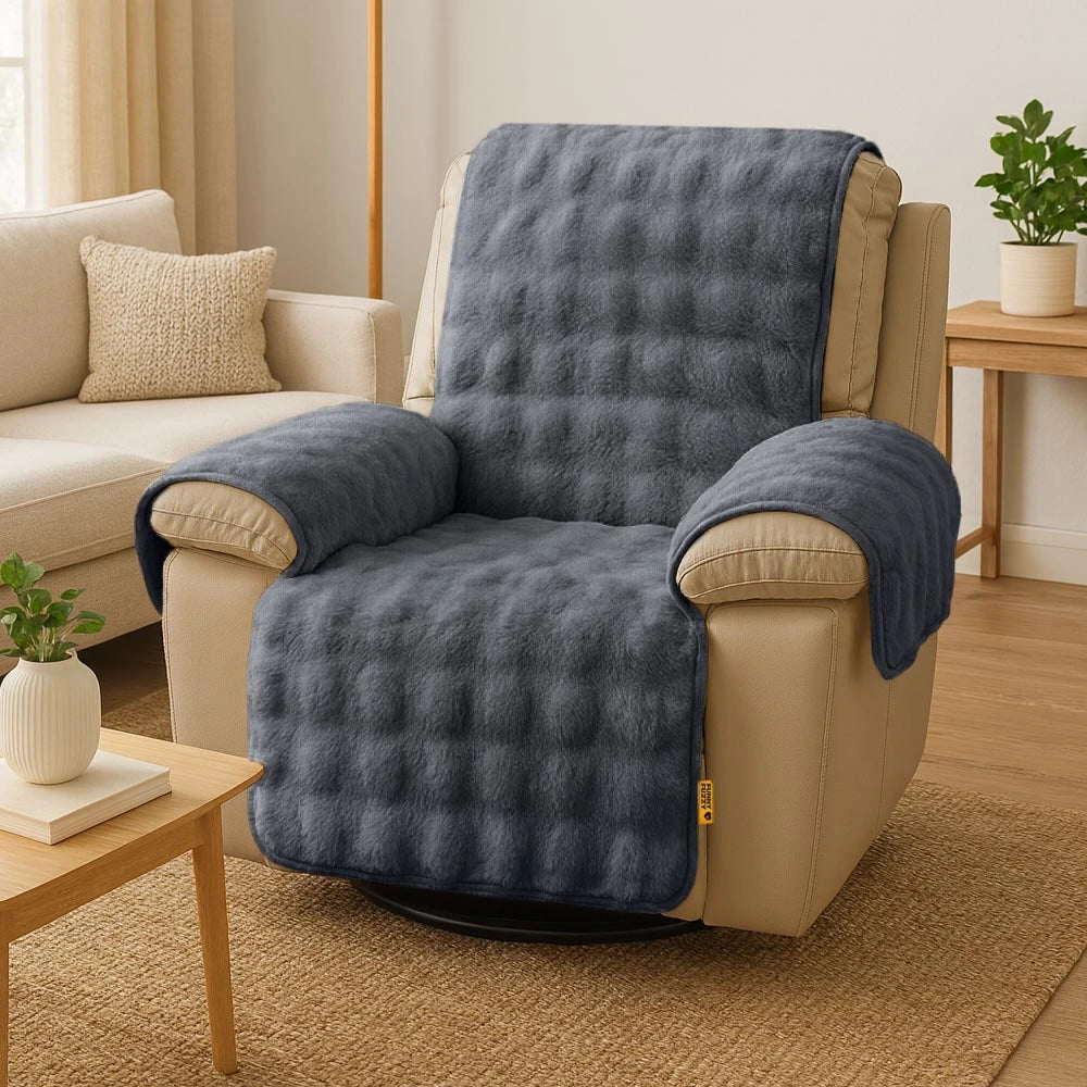 Water-resistant Fluffy Soft Furniture Protector Couch Cover-EverDry