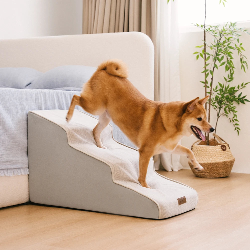 Escaleras de mascota de esponja extraíbles extra anchas de chenille