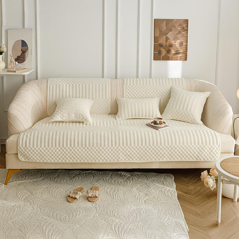 Copertura calda per divano non slip vintage peli