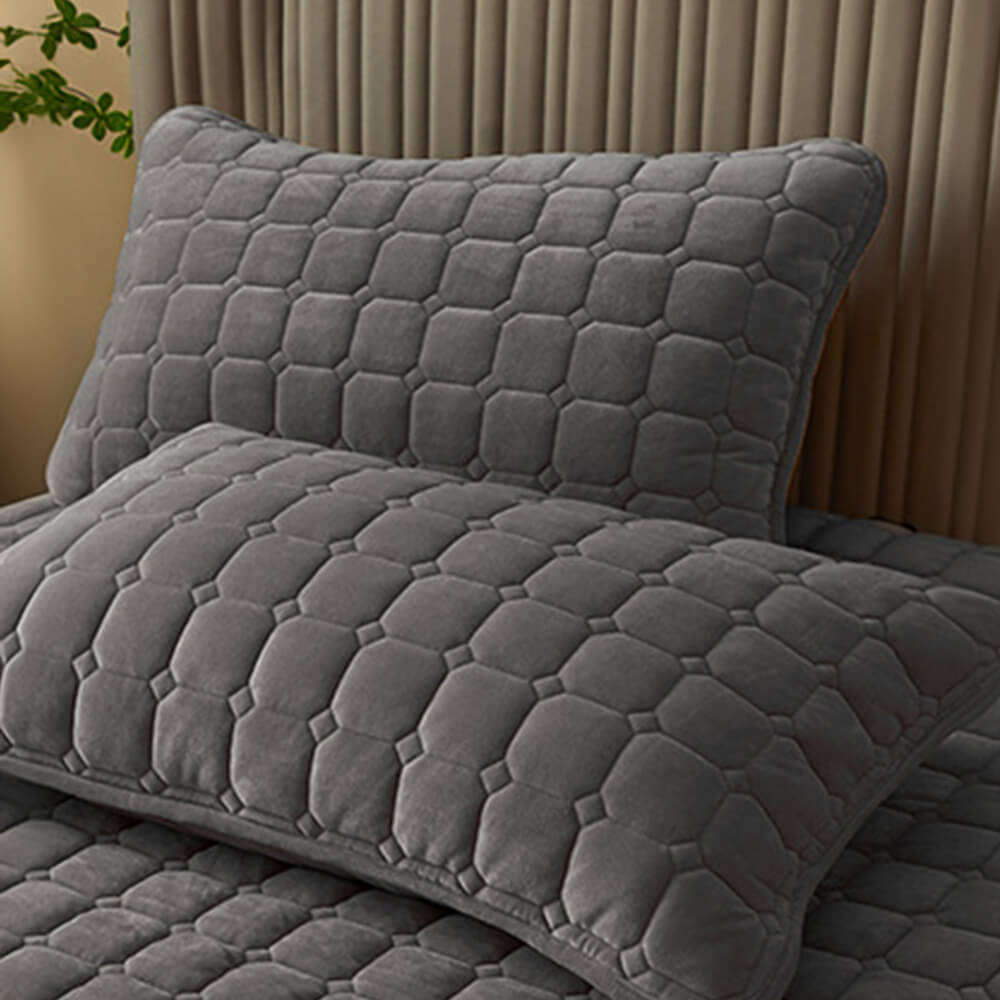 Housse de matelas en drap-housse chaud et respirant en velours pelucheux