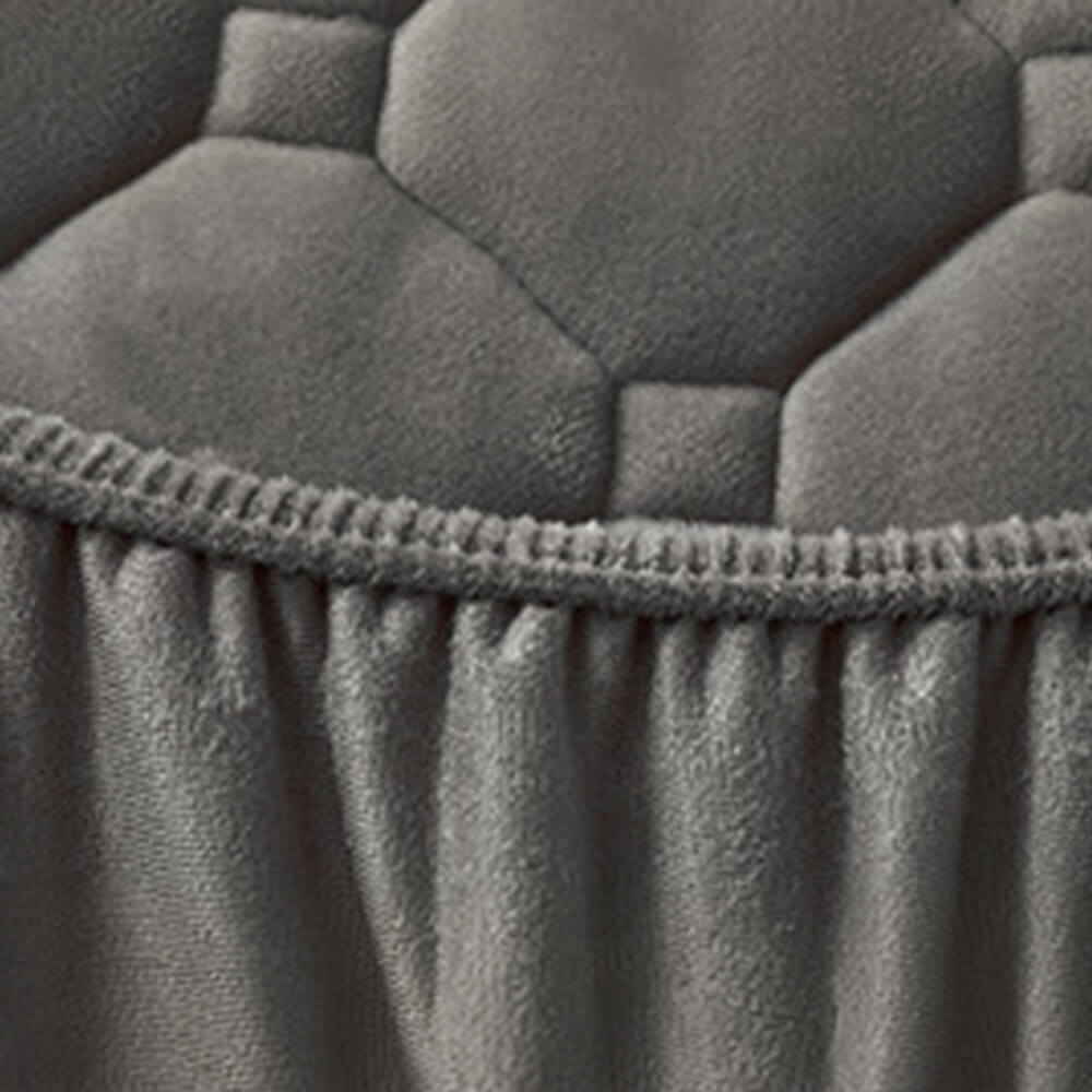 Housse de matelas en drap-housse chaud et respirant en velours pelucheux