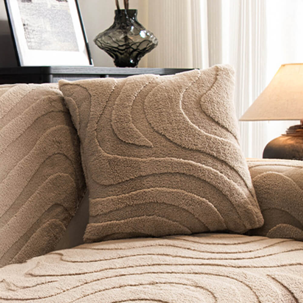 Coperchio di divano di divano non slip jacquard.