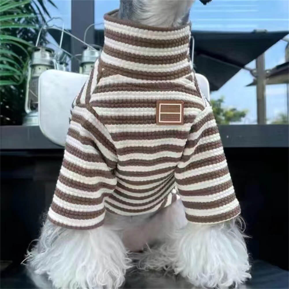 Giacca per cani da baseball a quadri - capispalla sportiva ed elegante per cani