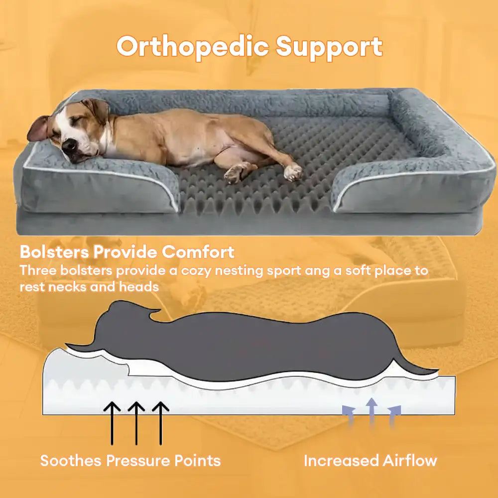 Supporto impermeabile a corridoio completamente impermeabile letto ortopedico per cani