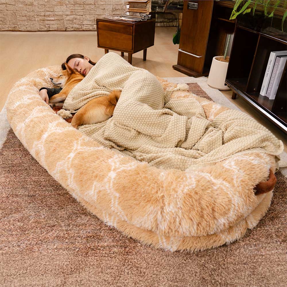 Classico letto per cani da ciambella super grande classico - coccole culla