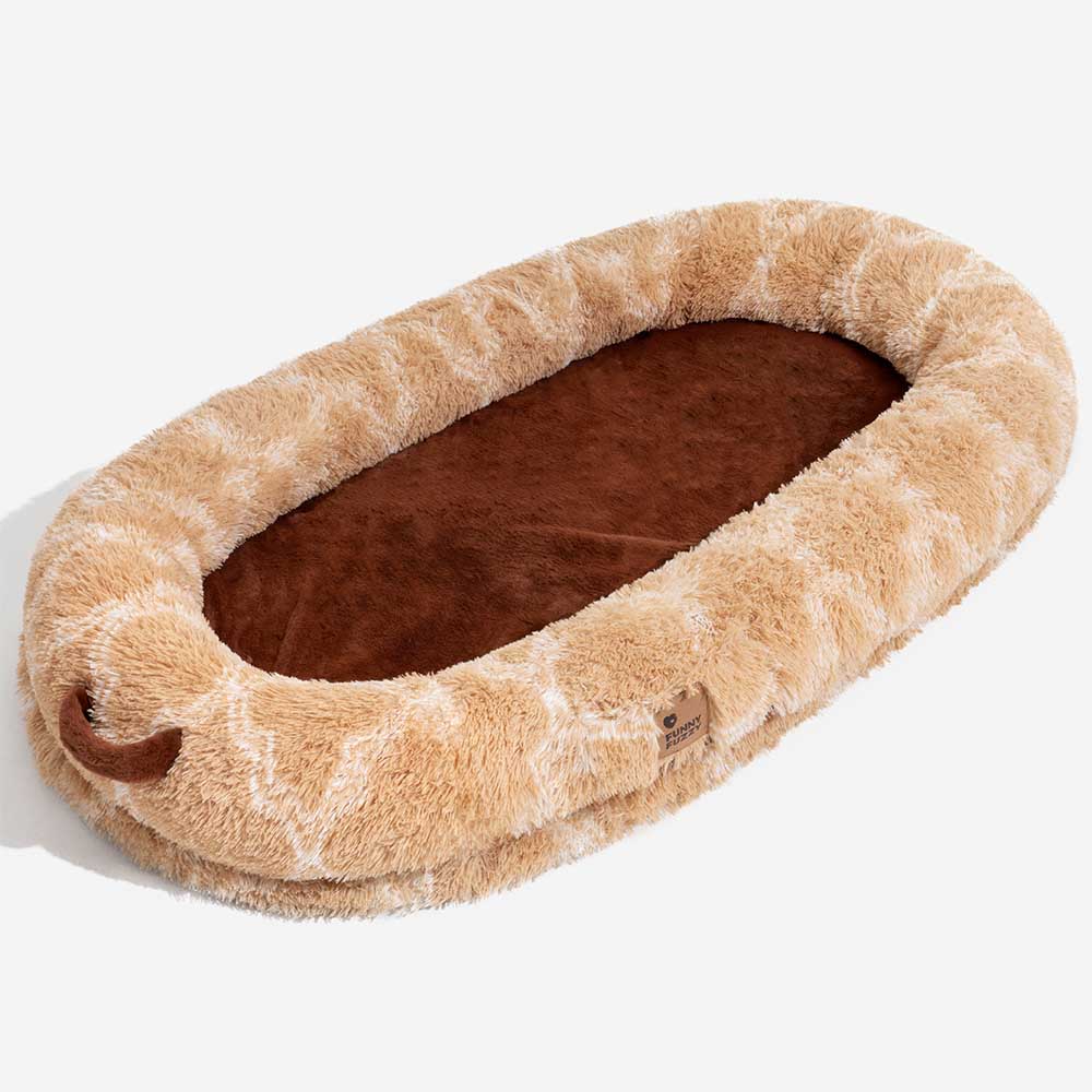 Classico letto per cani da ciambella super grande classico - coccole culla