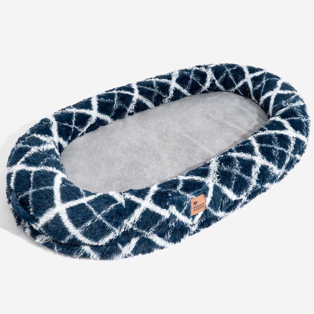 Classico letto per cani da ciambella super grande classico - coccole culla
