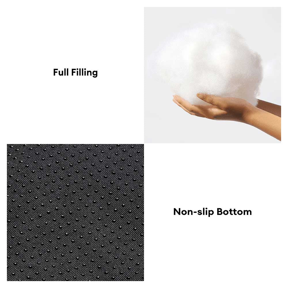 Cama clásica de perros de Donut Jacquard Plush - Snuggle Den