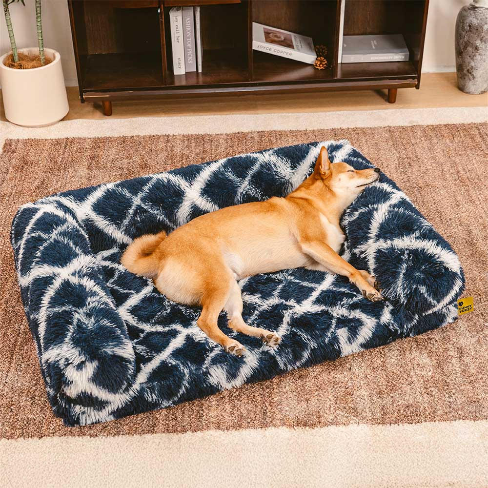 Classic Plaid Orthopedic Orthopedic Bolster Dog Bed Bed - Cozy Comfort