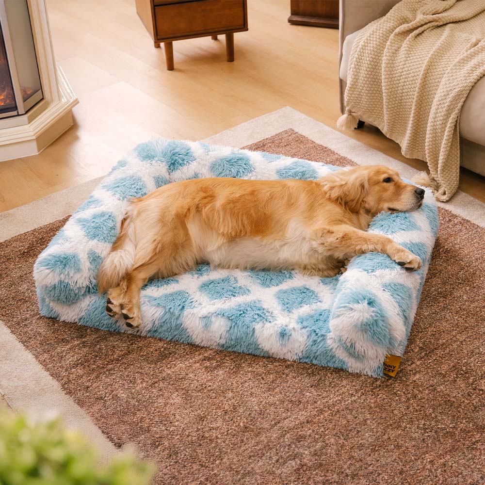Classic Plaid Orthopedic Orthopedic Bolster Dog Bed Bed - Cozy Comfort