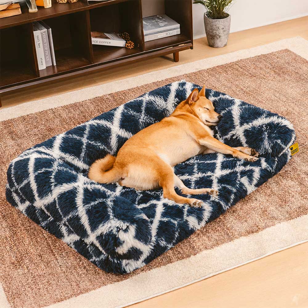 Classic Plaid Orthopedic Orthopedic Bolster Dog Bed Bed - Cozy Comfort