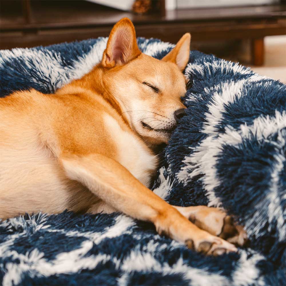 Classic Plaid Orthopedic Orthopedic Bolster Dog Bed Bed - Cozy Comfort