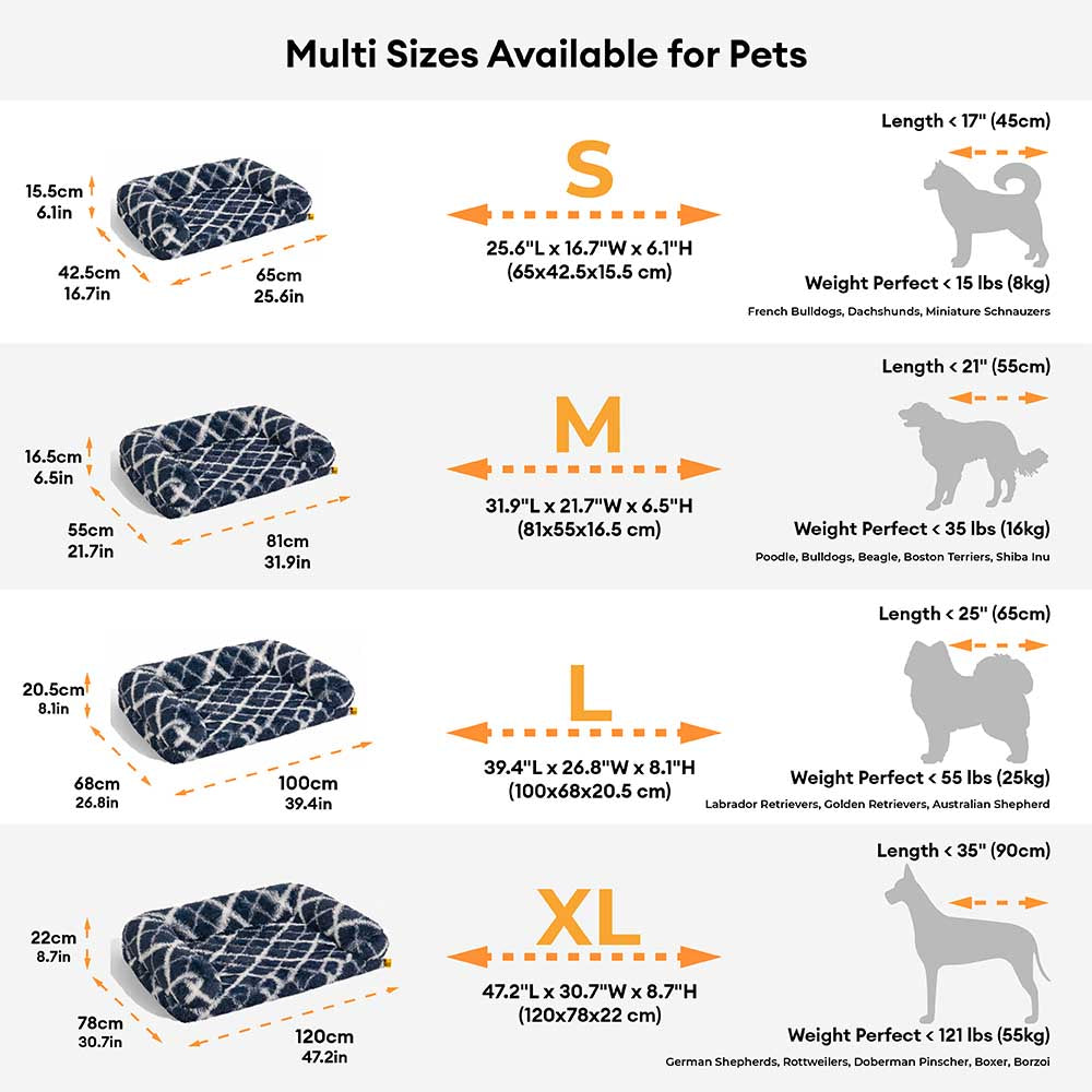 Classic Plaid Orthopedic Orthopedic Bolster Dog Bed Bed - Cozy Comfort