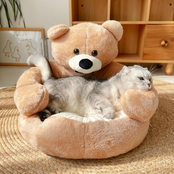 Carino letto per gatto di coccole staccabile