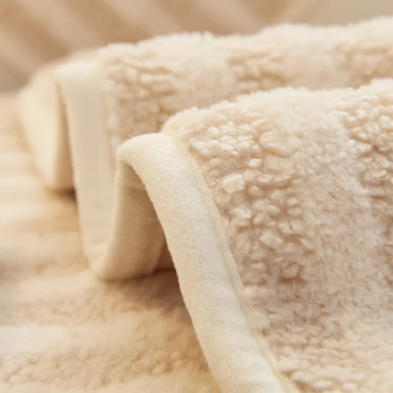 Coperchio di divano anti-slip a strisce a strisce a doppio calore