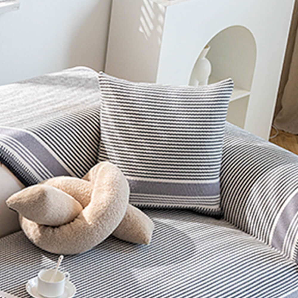 Capacal de sofá de algodón natural clásico