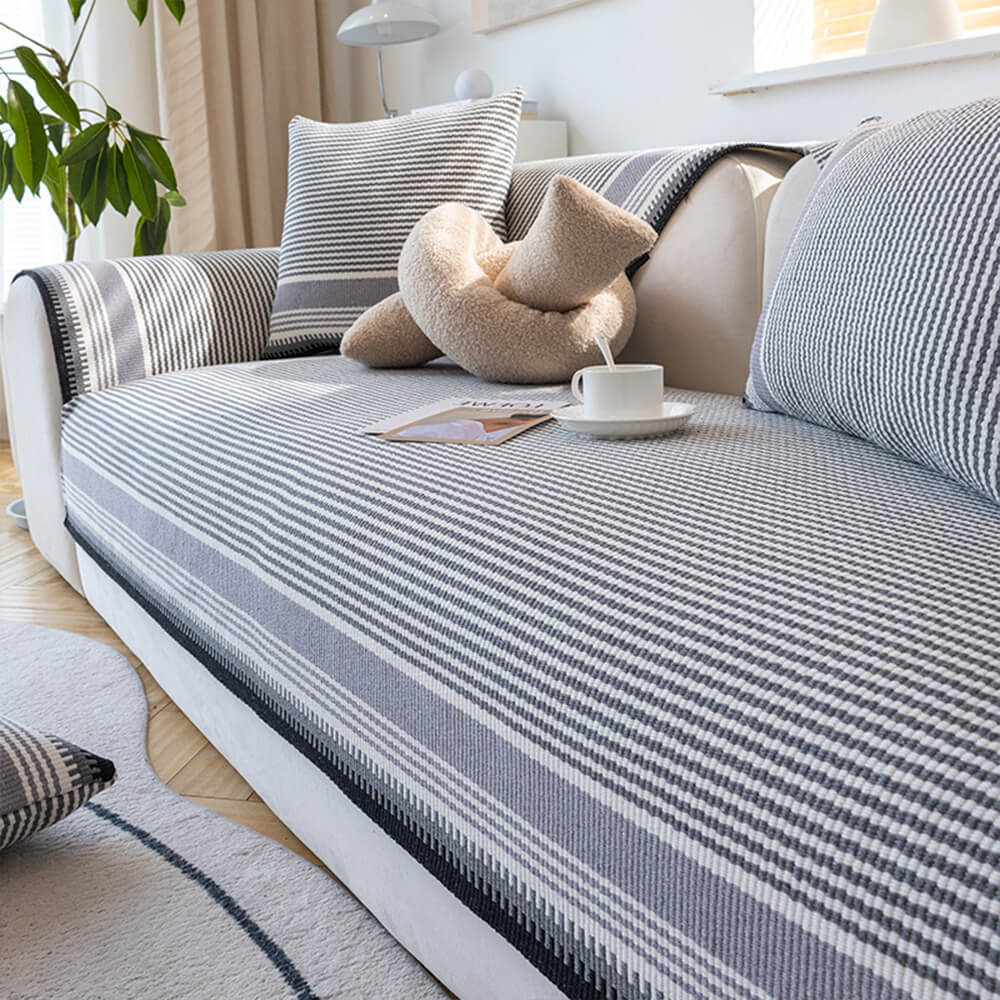 Capacal de sofá de algodón natural clásico