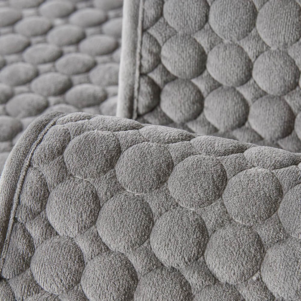 Coperchio di divano traspirante non slip traspirante in pelle scamosciata in pelle scamosciata.