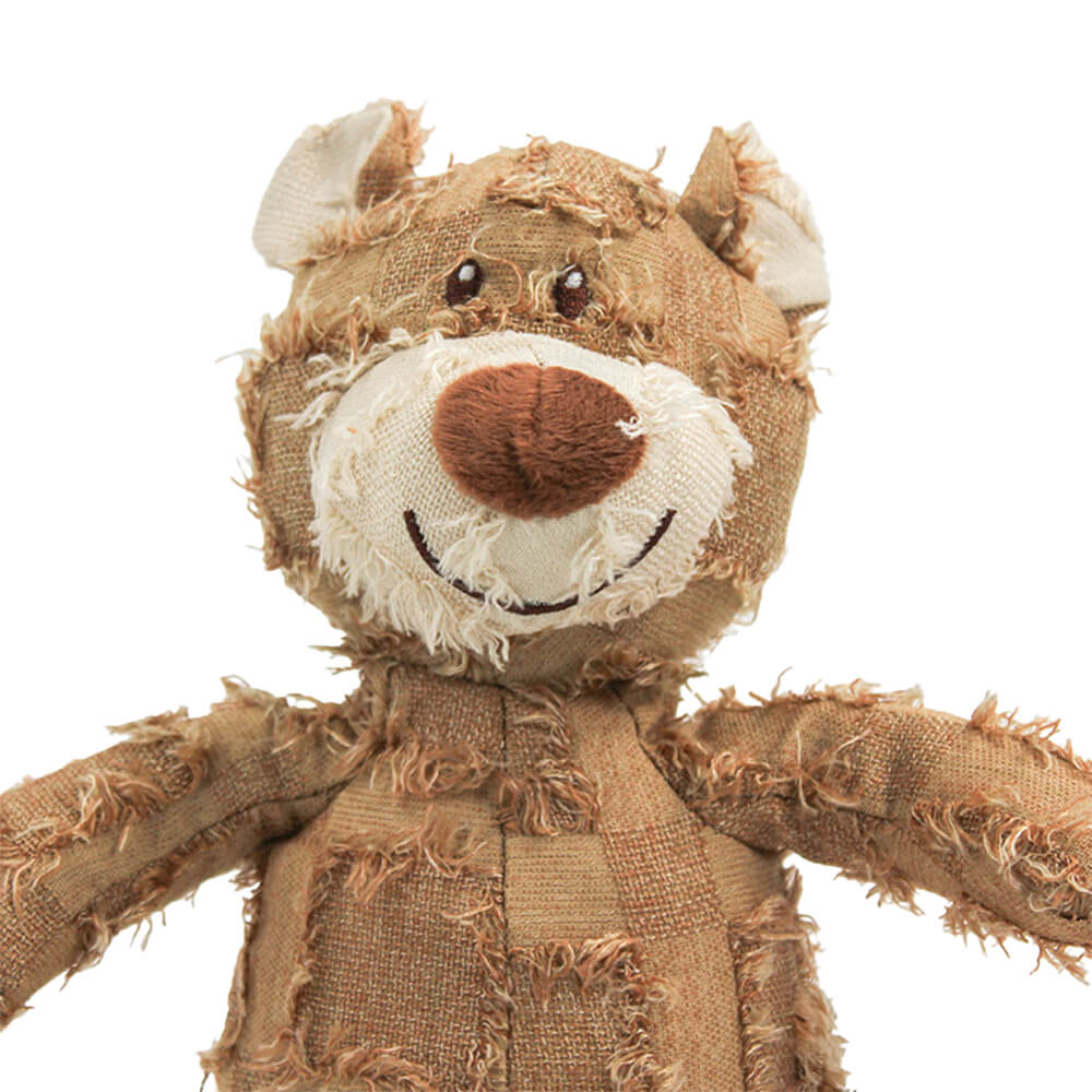 Pelugia rustico peluche durevole masticabile cigolotto cigolio orso