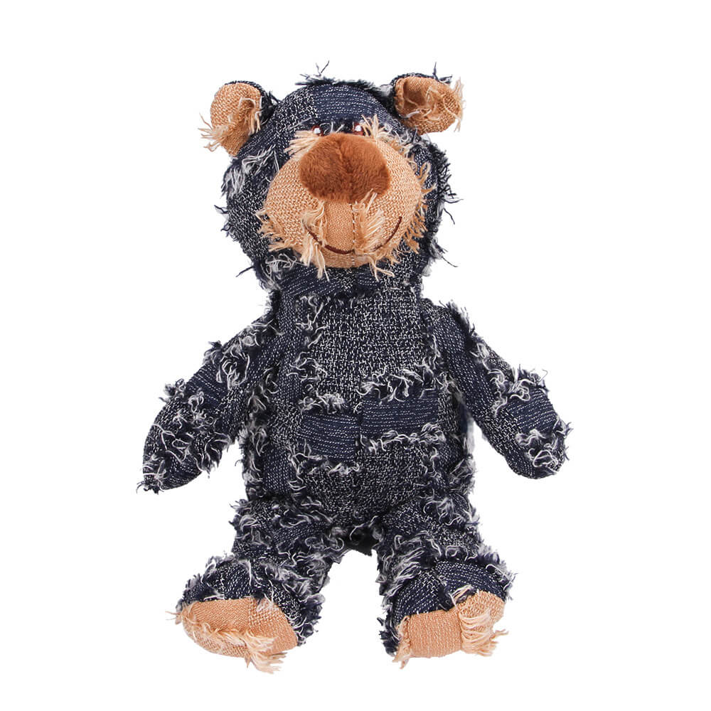Pelugia rustico peluche durevole masticabile cigolotto cigolio orso