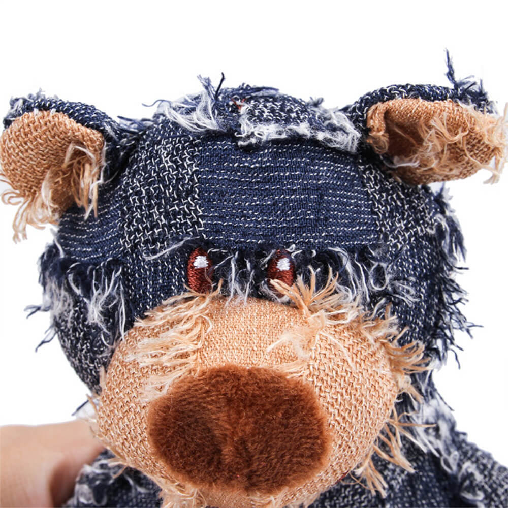Pelugia rustico peluche durevole masticabile cigolotto cigolio orso