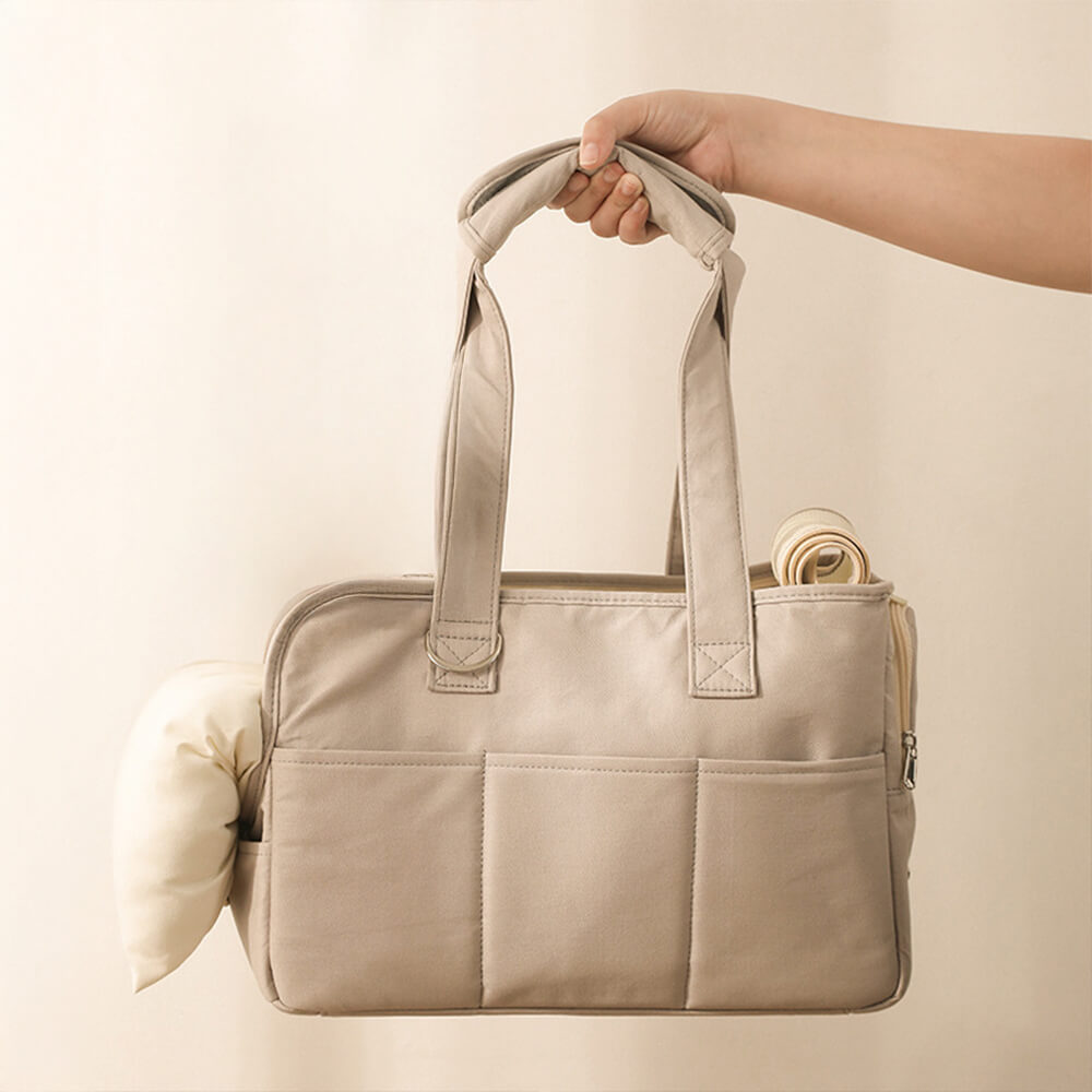 Borsa per trasporto per cani e gatti a corto di viaggi a quadri elegante