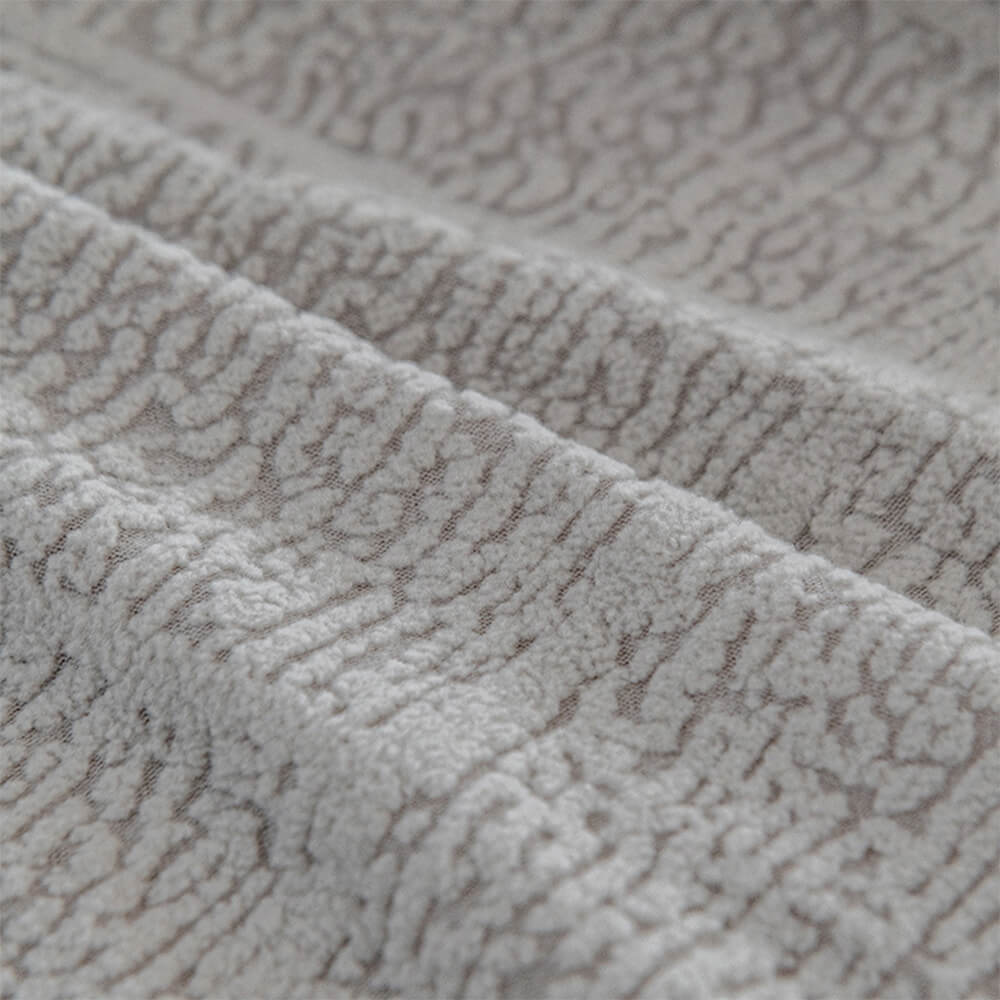 Diamond Jacquard Plush Full-Cover Sletching Cover