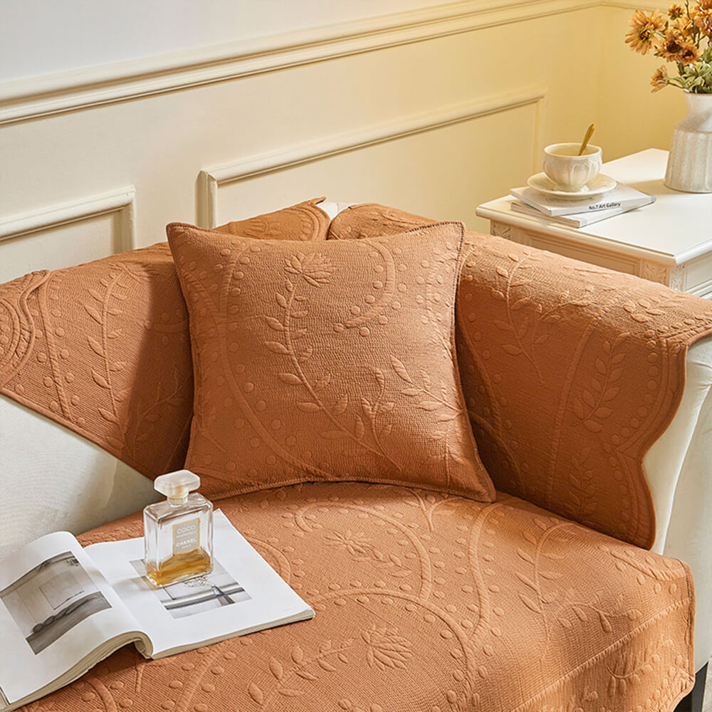 Coperchio di divano traspirato di cotone testuzzato in tessuto Boho