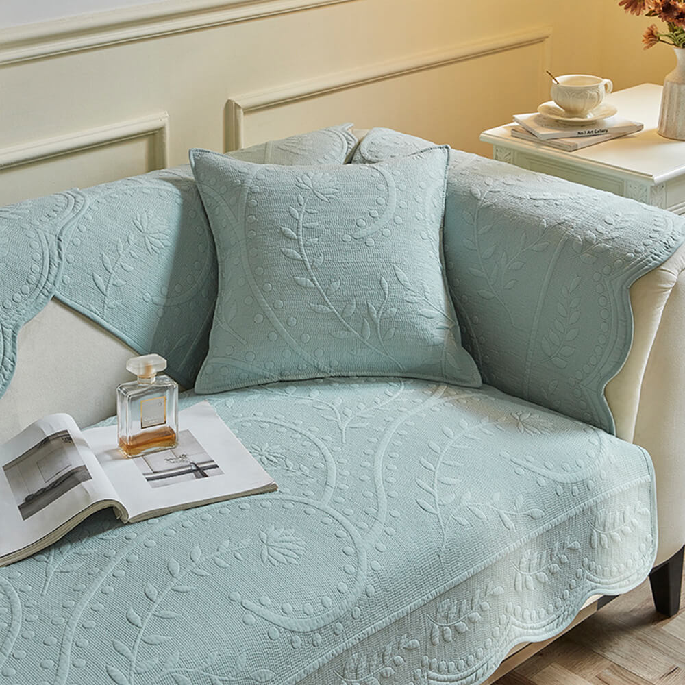 Coperchio di divano traspirato di cotone testuzzato in tessuto Boho