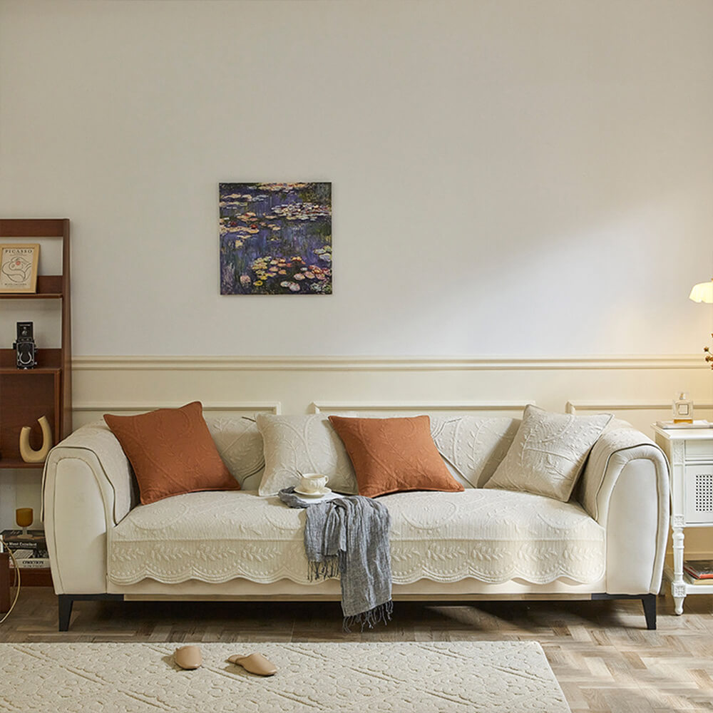 Coperchio di divano traspirato di cotone testuzzato in tessuto Boho