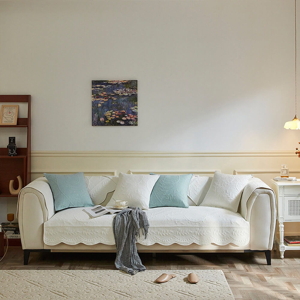 Coperchio di divano traspirato di cotone testuzzato in tessuto Boho