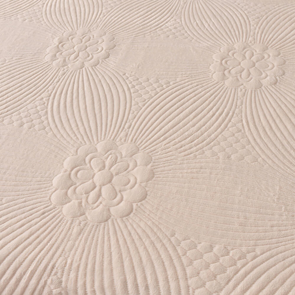 Flanal acolchado acolchado acolchado lecho de lana de leche set