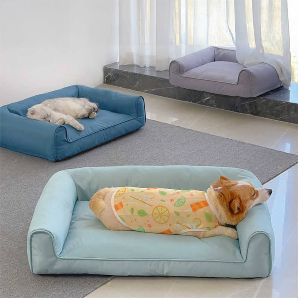 Oxford-Stoff, wasserdicht, abnehmbar, waschbar, rutschfest, orthopädisches Hundesofa