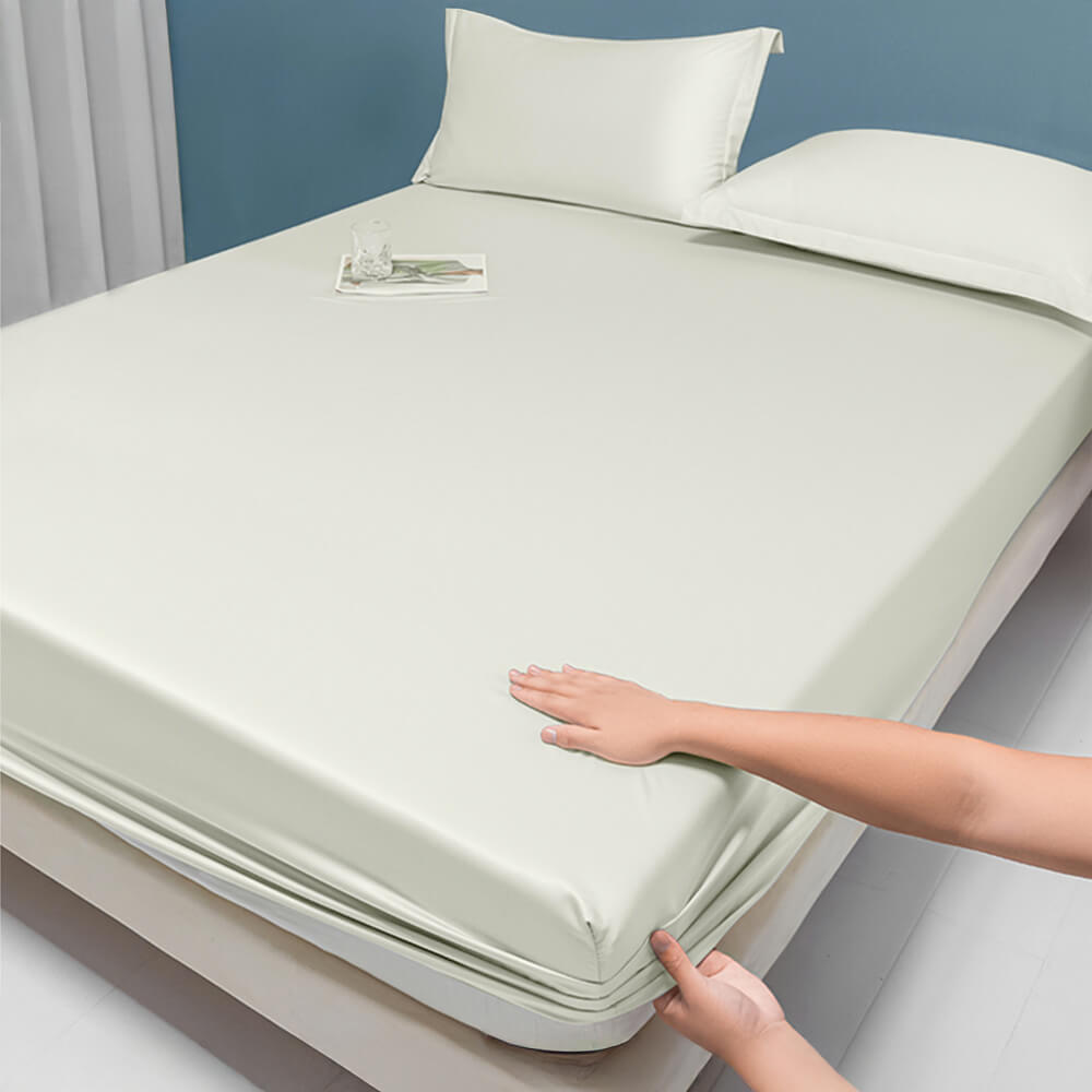 Cover del materasso con tela da gollo in seta solido premium 100s Lyocell